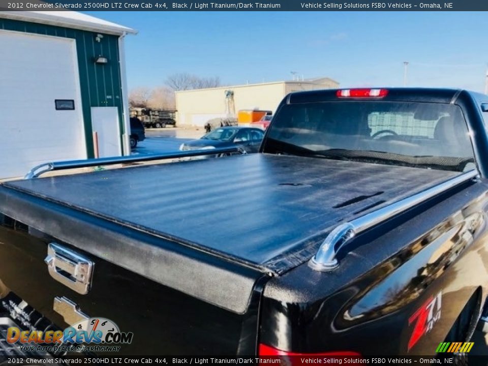 2012 Chevrolet Silverado 2500HD LTZ Crew Cab 4x4 Black / Light Titanium/Dark Titanium Photo #28