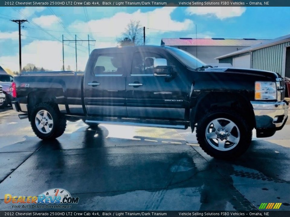 2012 Chevrolet Silverado 2500HD LTZ Crew Cab 4x4 Black / Light Titanium/Dark Titanium Photo #29