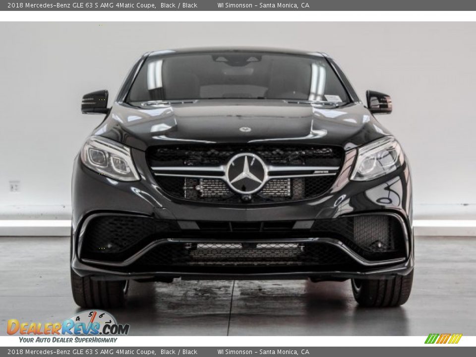 2018 Mercedes-Benz GLE 63 S AMG 4Matic Coupe Black / Black Photo #2