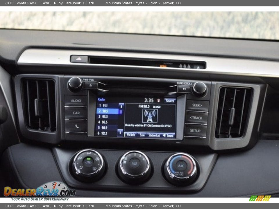 2018 Toyota RAV4 LE AWD Ruby Flare Pearl / Black Photo #6