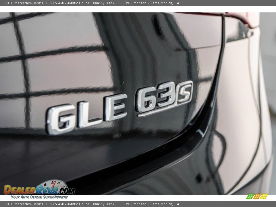 2018 Mercedes-Benz GLE 63 S AMG 4Matic Coupe Black / Black Photo #7