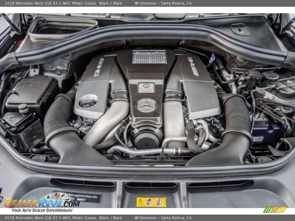 2018 Mercedes-Benz GLE 63 S AMG 4Matic Coupe Black / Black Photo #9