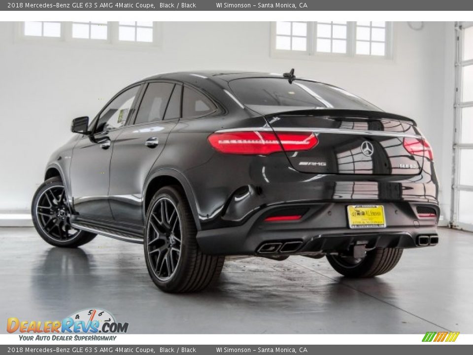 2018 Mercedes-Benz GLE 63 S AMG 4Matic Coupe Black / Black Photo #10