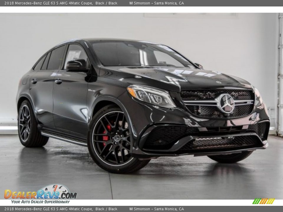 2018 Mercedes-Benz GLE 63 S AMG 4Matic Coupe Black / Black Photo #12