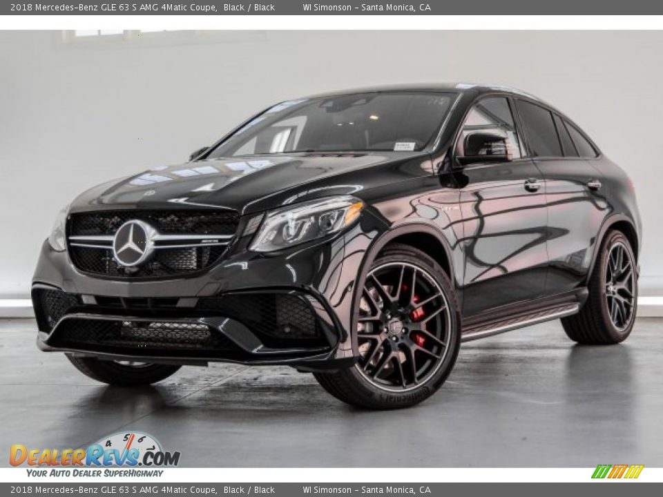 2018 Mercedes-Benz GLE 63 S AMG 4Matic Coupe Black / Black Photo #20