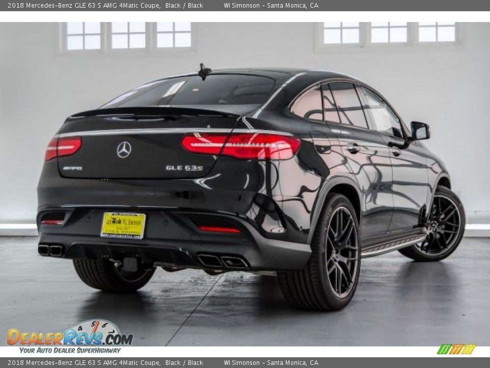 2018 Mercedes-Benz GLE 63 S AMG 4Matic Coupe Black / Black Photo #22