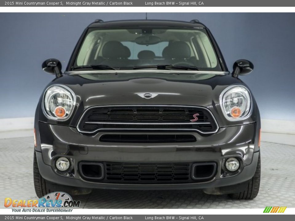 2015 Mini Countryman Cooper S Midnight Gray Metallic / Carbon Black Photo #2