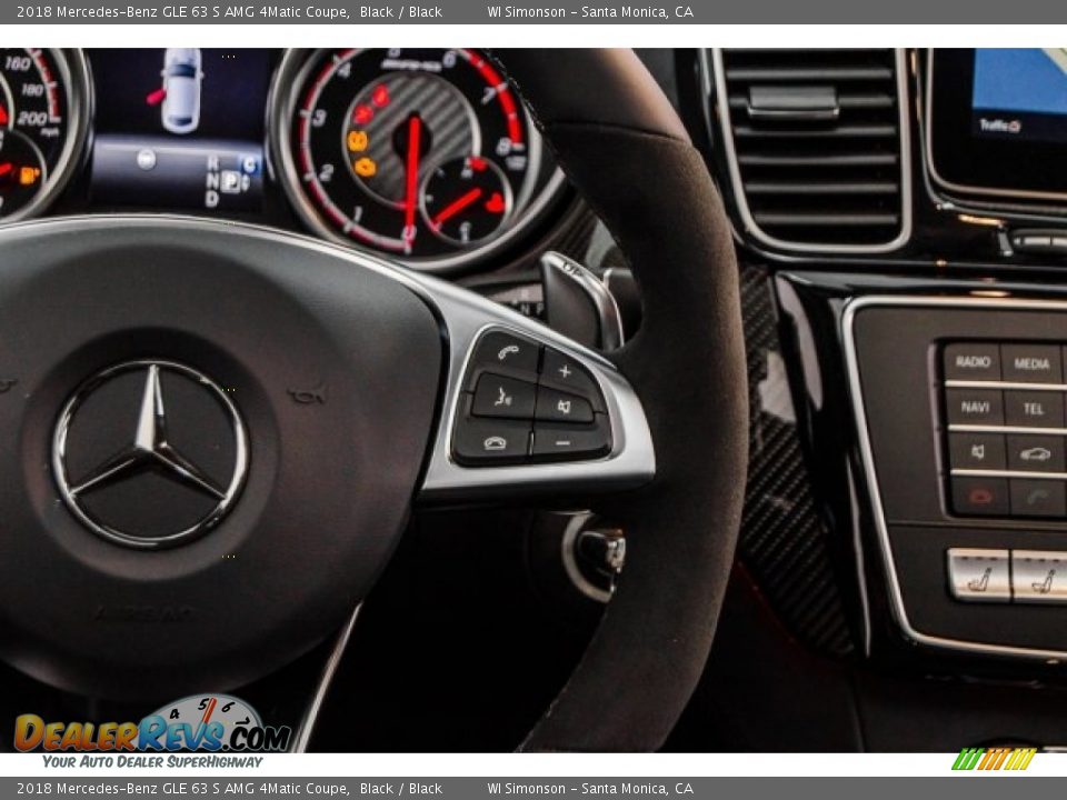 2018 Mercedes-Benz GLE 63 S AMG 4Matic Coupe Black / Black Photo #23