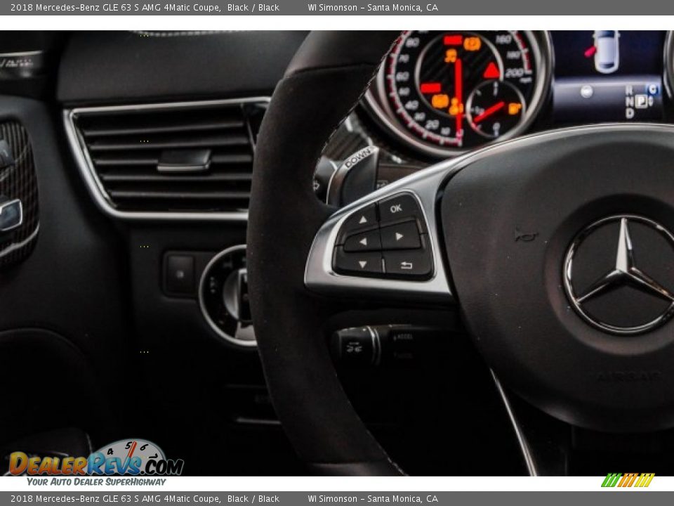 2018 Mercedes-Benz GLE 63 S AMG 4Matic Coupe Black / Black Photo #24