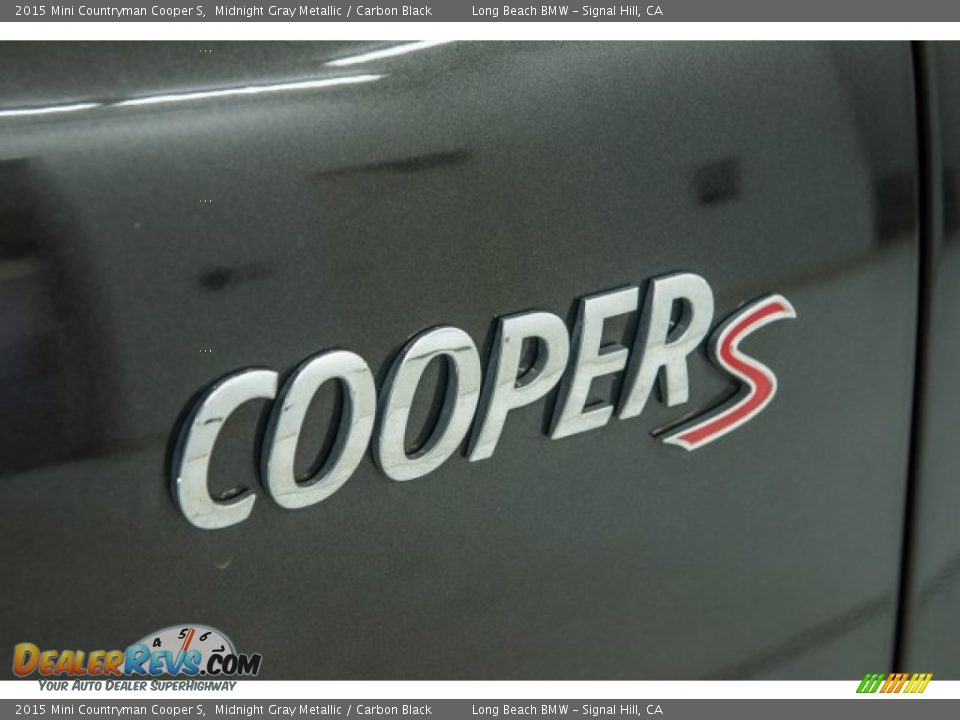 2015 Mini Countryman Cooper S Midnight Gray Metallic / Carbon Black Photo #6