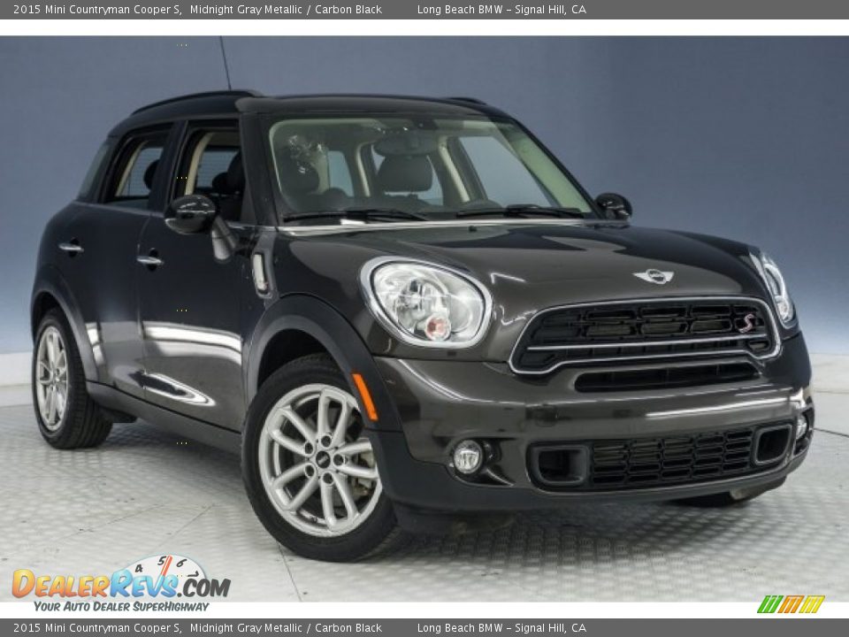 2015 Mini Countryman Cooper S Midnight Gray Metallic / Carbon Black Photo #12