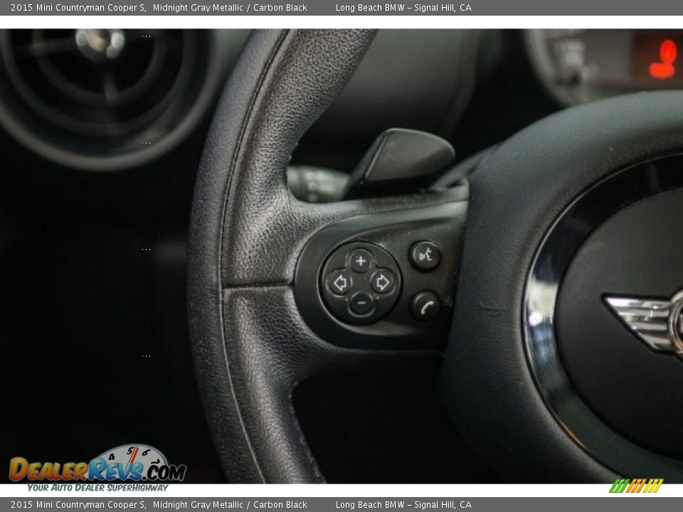 2015 Mini Countryman Cooper S Midnight Gray Metallic / Carbon Black Photo #13