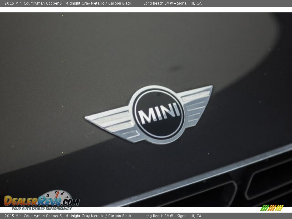 2015 Mini Countryman Cooper S Midnight Gray Metallic / Carbon Black Photo #23