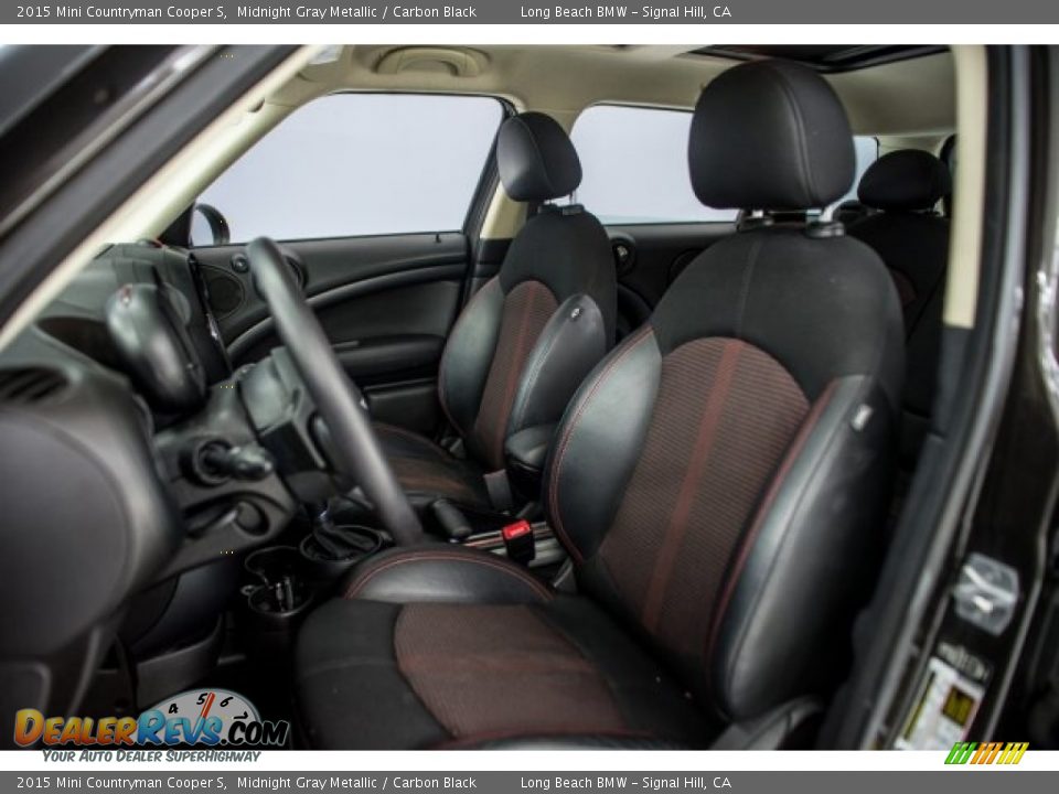 2015 Mini Countryman Cooper S Midnight Gray Metallic / Carbon Black Photo #25