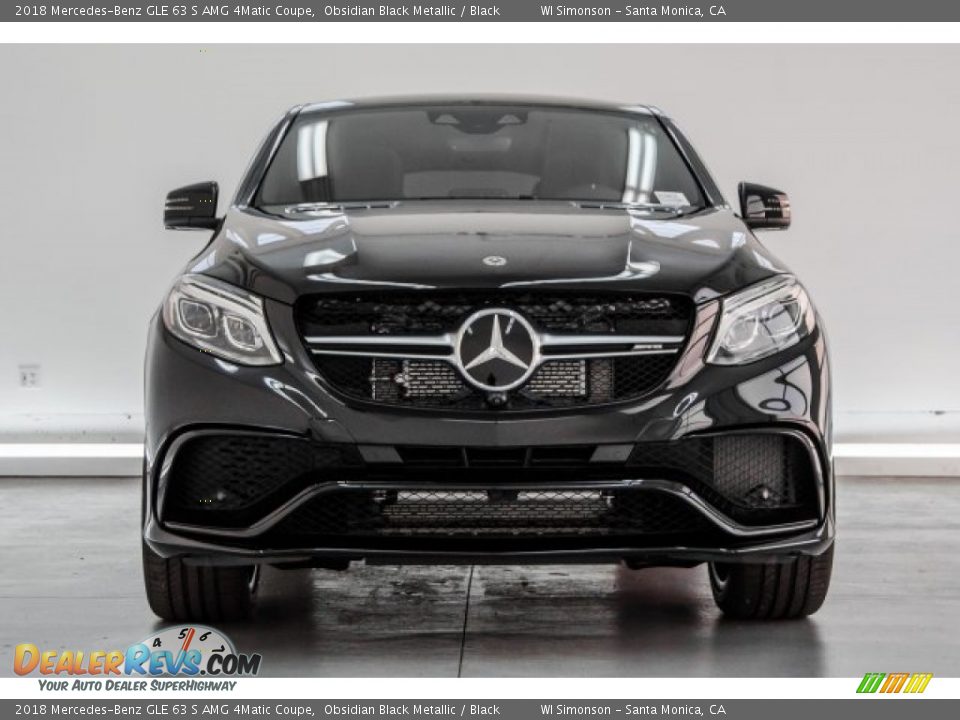 Obsidian Black Metallic 2018 Mercedes-Benz GLE 63 S AMG 4Matic Coupe Photo #2