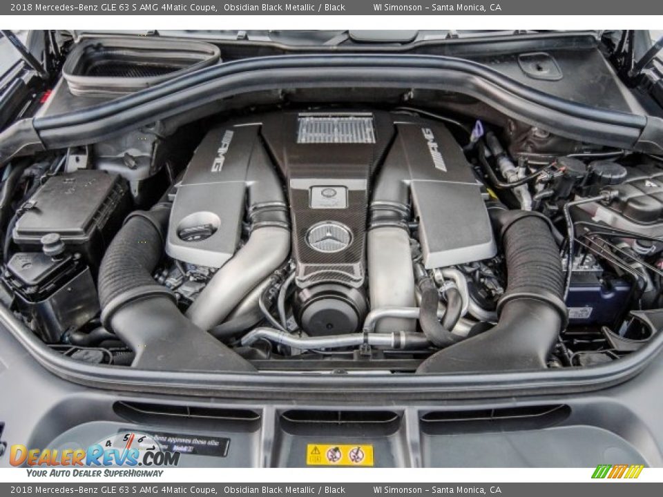 2018 Mercedes-Benz GLE 63 S AMG 4Matic Coupe 5.5 Liter AMG DI biturbo DOHC 32-Valve VVT V8 Engine Photo #9