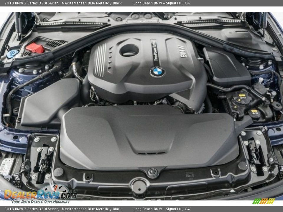 2018 BMW 3 Series 330i Sedan Mediterranean Blue Metallic / Black Photo #5
