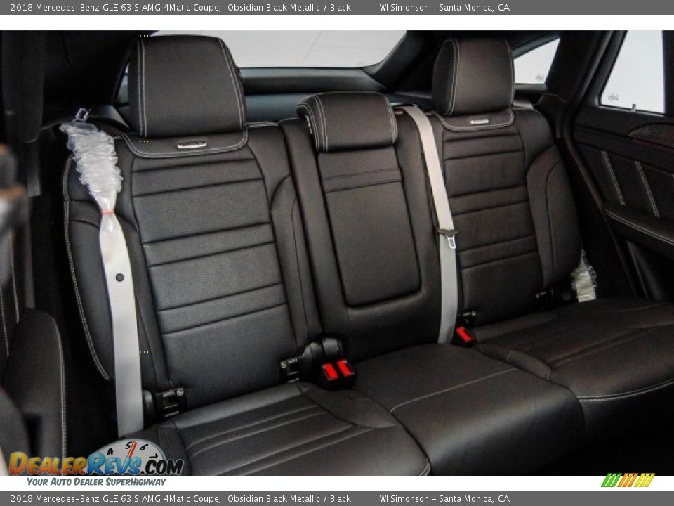 Rear Seat of 2018 Mercedes-Benz GLE 63 S AMG 4Matic Coupe Photo #19