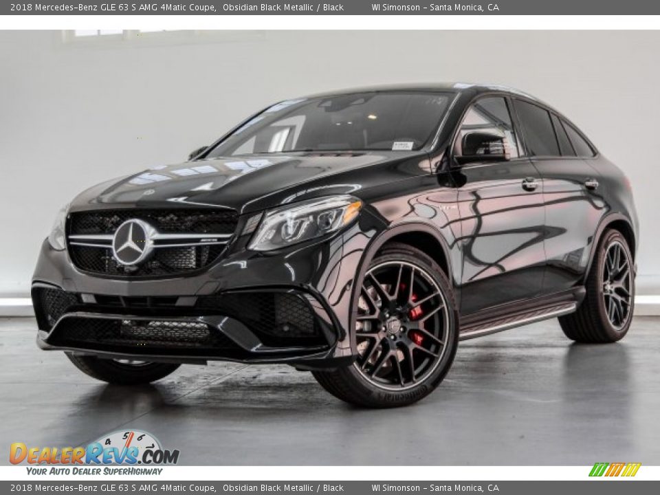 Obsidian Black Metallic 2018 Mercedes-Benz GLE 63 S AMG 4Matic Coupe Photo #21
