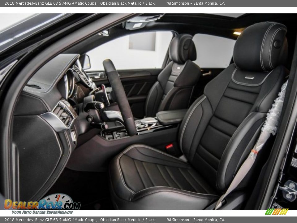 Black Interior - 2018 Mercedes-Benz GLE 63 S AMG 4Matic Coupe Photo #22