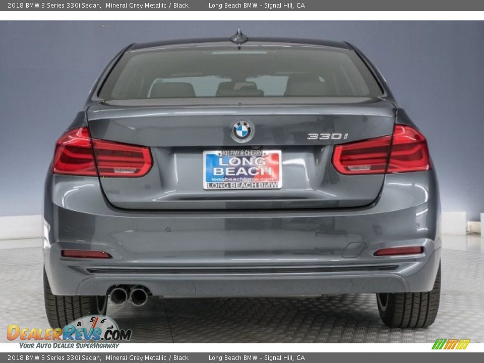 2018 BMW 3 Series 330i Sedan Mineral Grey Metallic / Black Photo #9