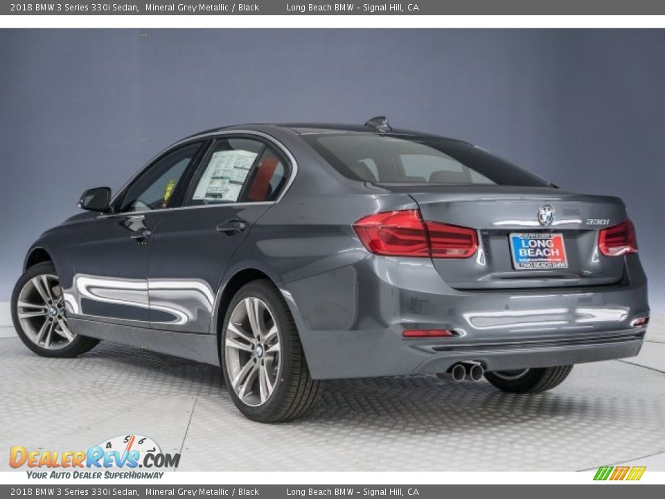 2018 BMW 3 Series 330i Sedan Mineral Grey Metallic / Black Photo #10