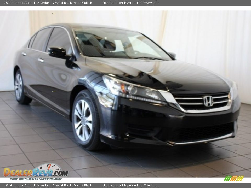 2014 Honda Accord LX Sedan Crystal Black Pearl / Black Photo #2