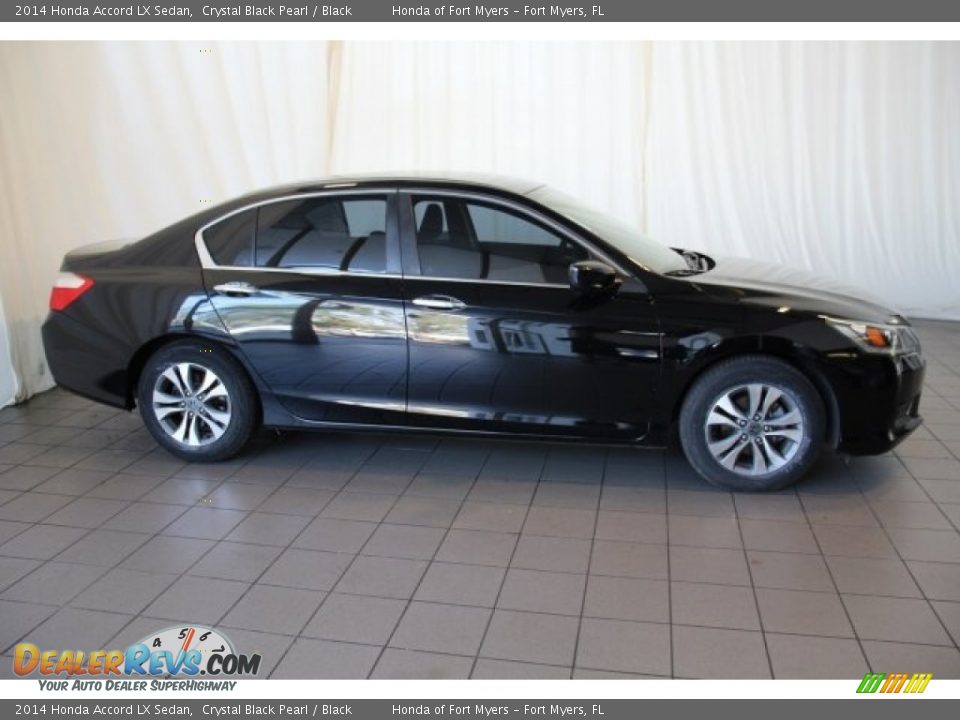 2014 Honda Accord LX Sedan Crystal Black Pearl / Black Photo #3