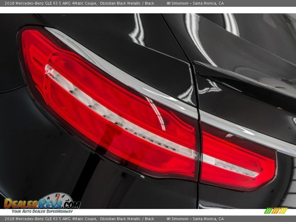 2018 Mercedes-Benz GLE 63 S AMG 4Matic Coupe Obsidian Black Metallic / Black Photo #35