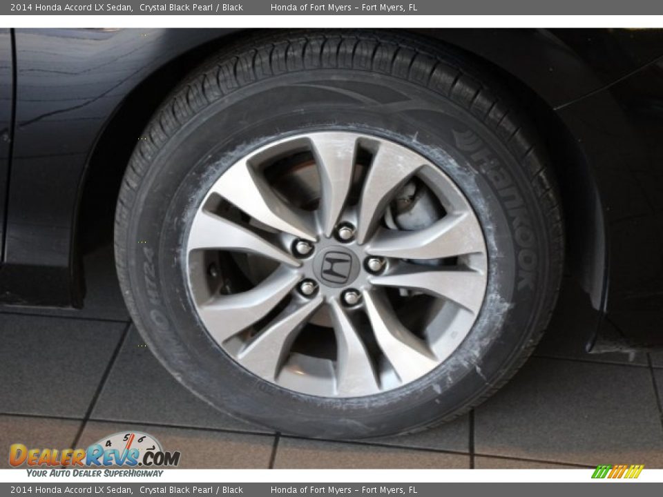 2014 Honda Accord LX Sedan Crystal Black Pearl / Black Photo #8