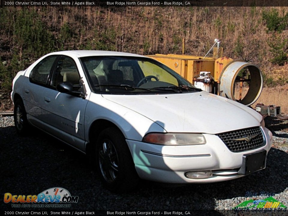 2000 Chrysler Cirrus LXi Stone White / Agate Black Photo #2