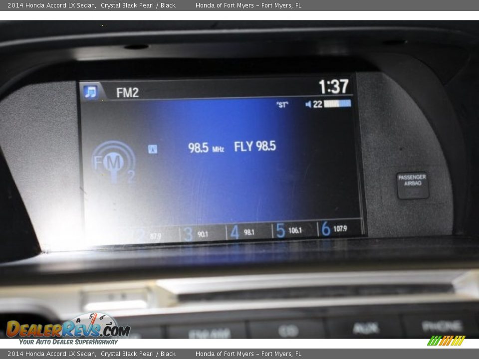 2014 Honda Accord LX Sedan Crystal Black Pearl / Black Photo #18