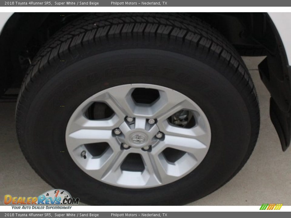 2018 Toyota 4Runner SR5 Super White / Sand Beige Photo #5