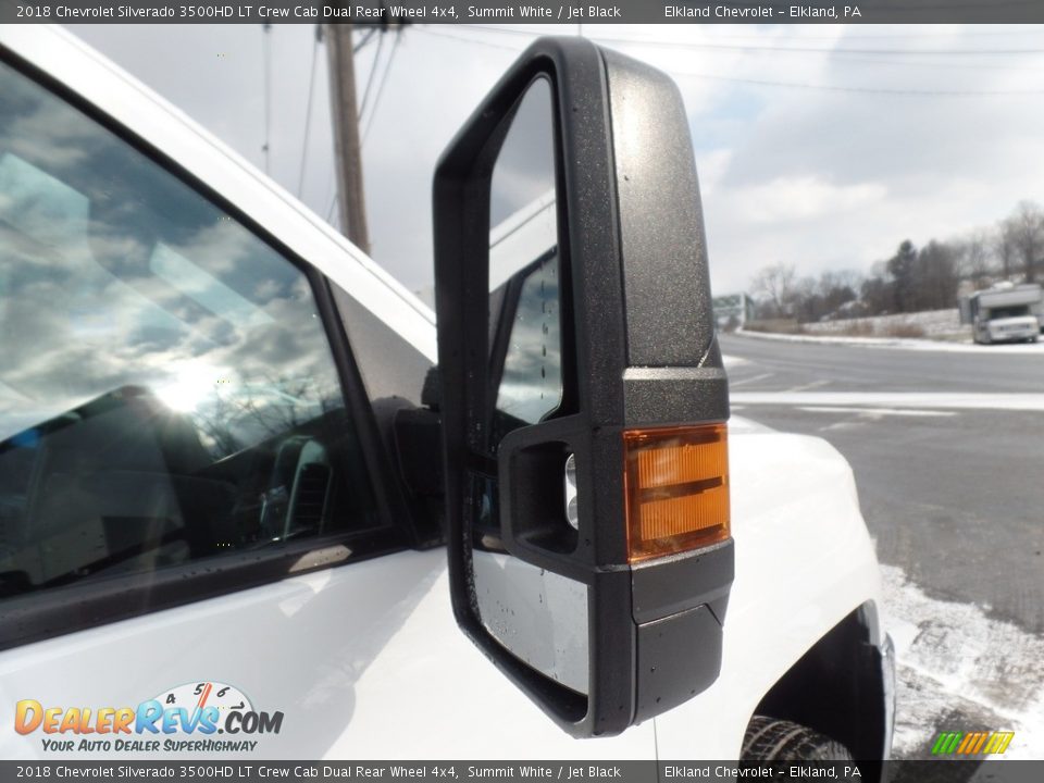 2018 Chevrolet Silverado 3500HD LT Crew Cab Dual Rear Wheel 4x4 Summit White / Jet Black Photo #10