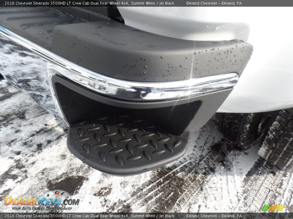 2018 Chevrolet Silverado 3500HD LT Crew Cab Dual Rear Wheel 4x4 Summit White / Jet Black Photo #11