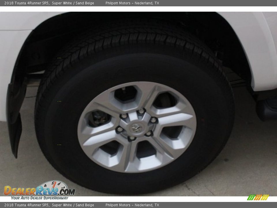 2018 Toyota 4Runner SR5 Super White / Sand Beige Photo #9