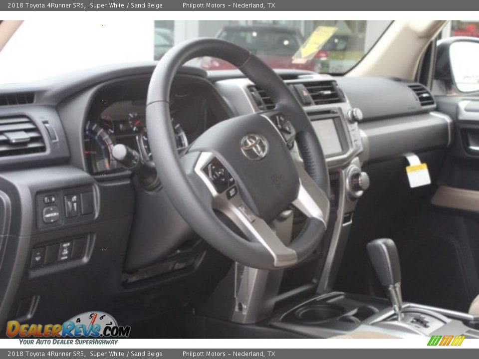 2018 Toyota 4Runner SR5 Super White / Sand Beige Photo #12