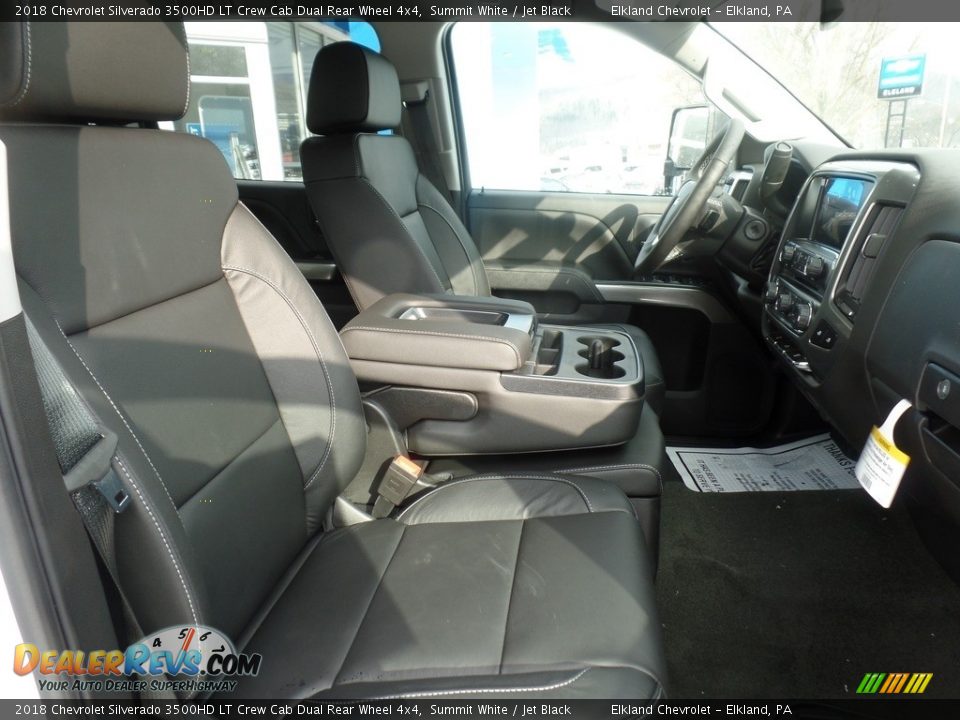 2018 Chevrolet Silverado 3500HD LT Crew Cab Dual Rear Wheel 4x4 Summit White / Jet Black Photo #14