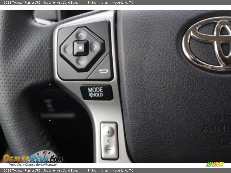 2018 Toyota 4Runner SR5 Super White / Sand Beige Photo #19
