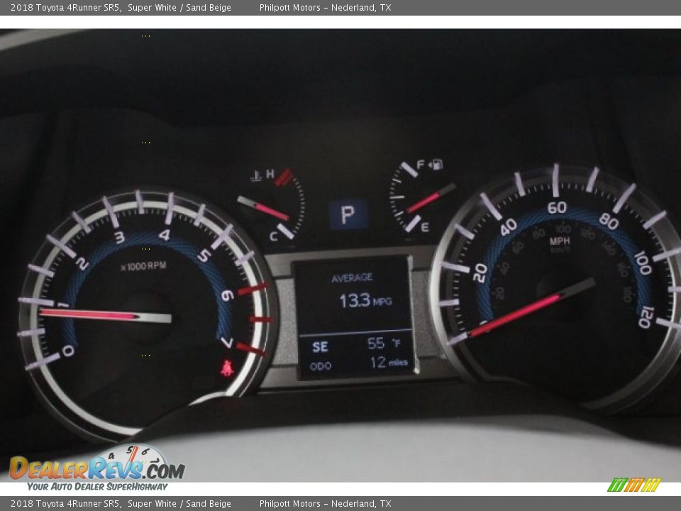 2018 Toyota 4Runner SR5 Super White / Sand Beige Photo #21