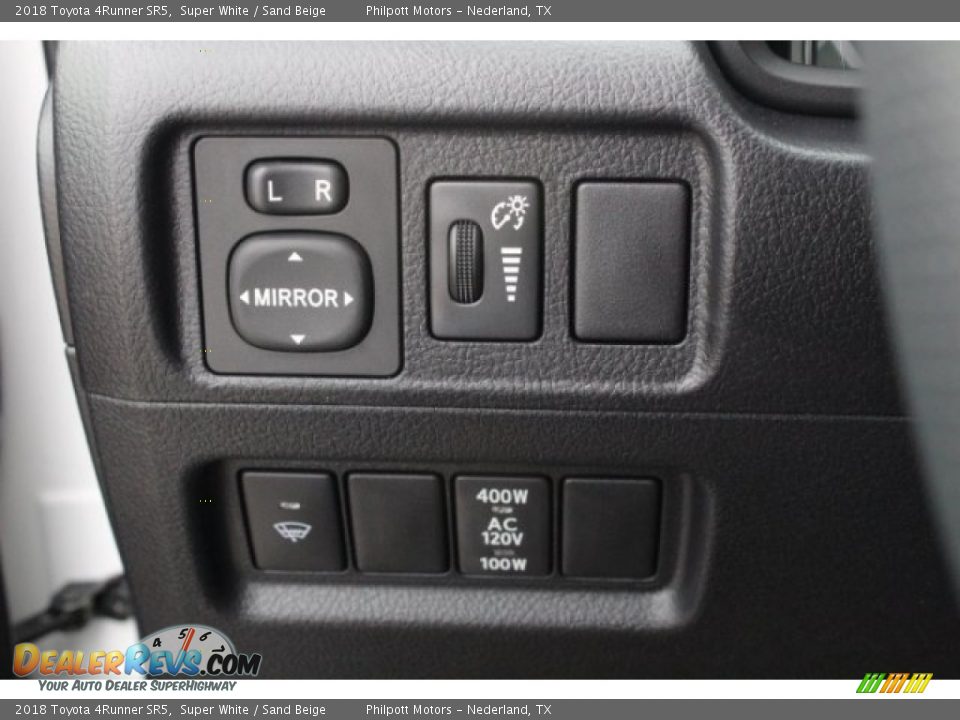 2018 Toyota 4Runner SR5 Super White / Sand Beige Photo #22