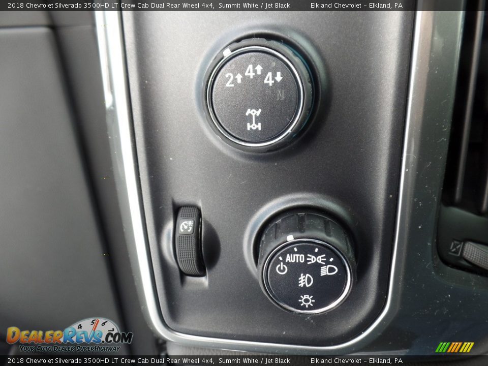 2018 Chevrolet Silverado 3500HD LT Crew Cab Dual Rear Wheel 4x4 Summit White / Jet Black Photo #24
