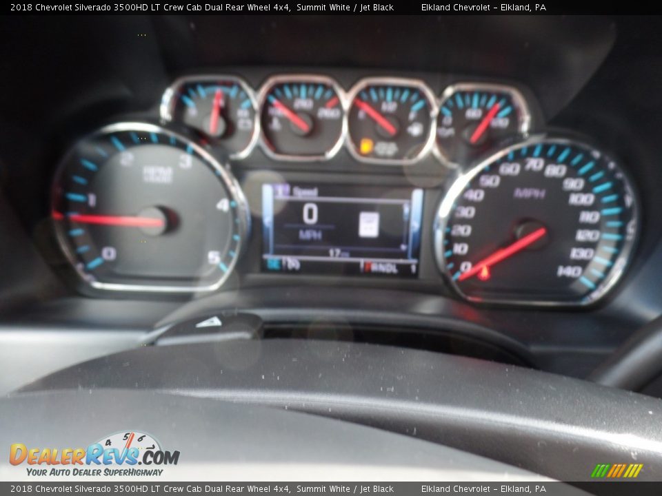 2018 Chevrolet Silverado 3500HD LT Crew Cab Dual Rear Wheel 4x4 Summit White / Jet Black Photo #28