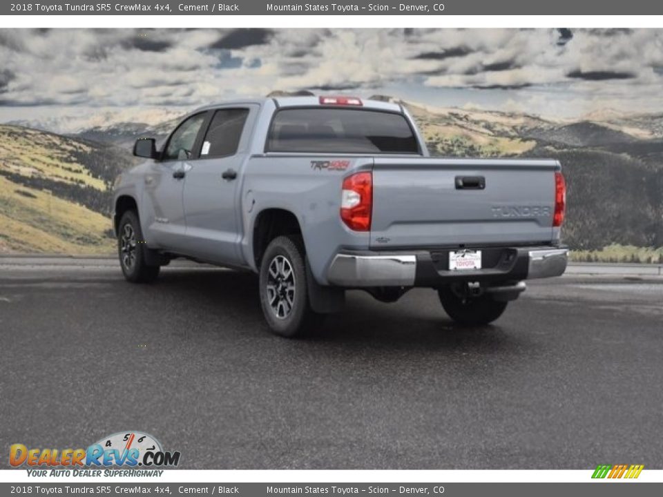 2018 Toyota Tundra SR5 CrewMax 4x4 Cement / Black Photo #3