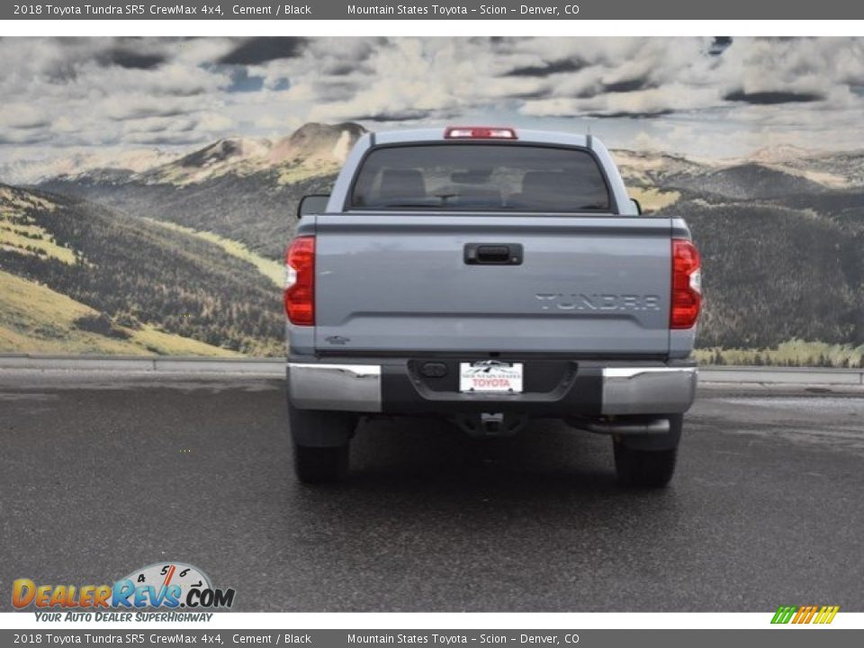 2018 Toyota Tundra SR5 CrewMax 4x4 Cement / Black Photo #4