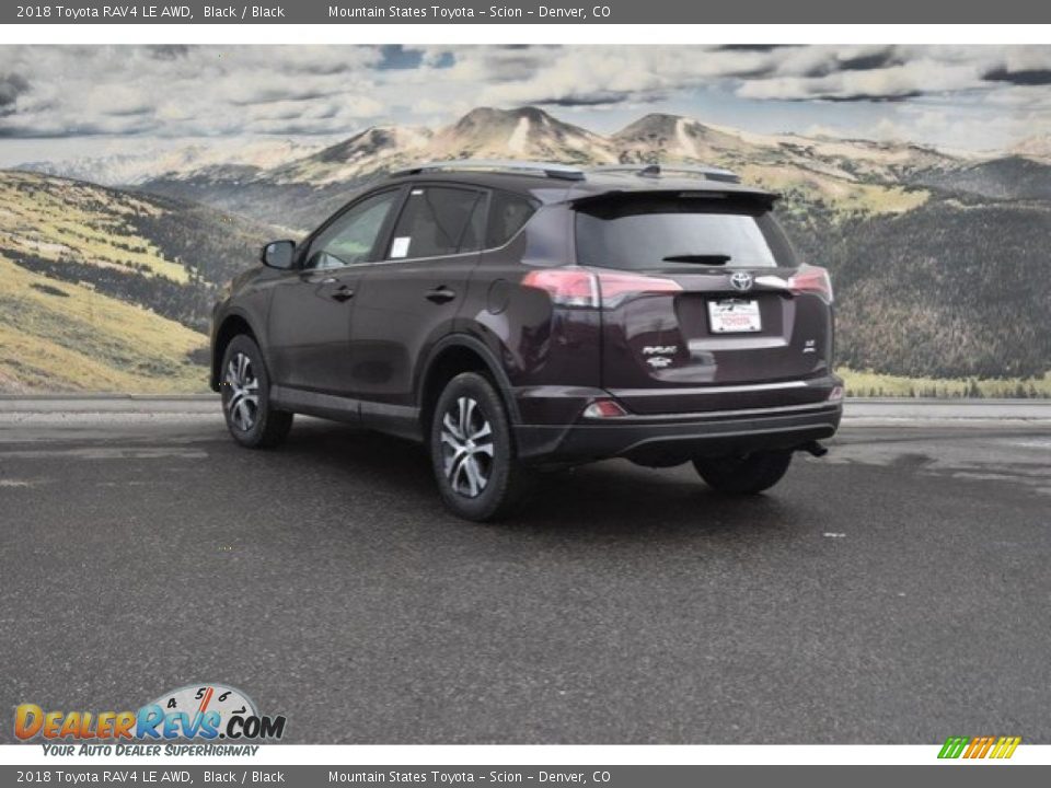 2018 Toyota RAV4 LE AWD Black / Black Photo #3