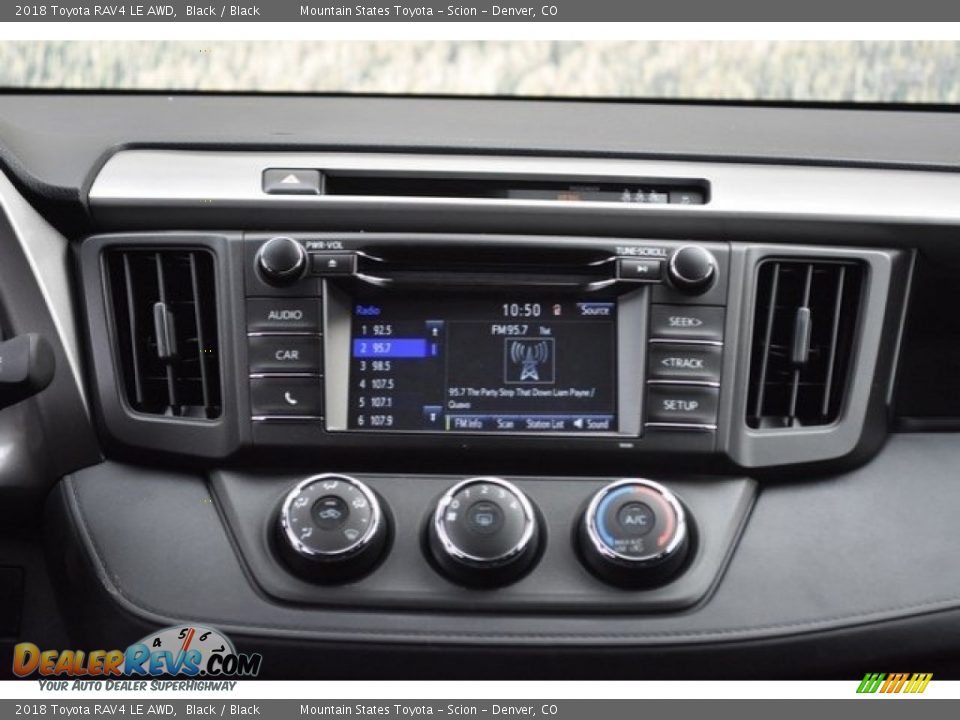 2018 Toyota RAV4 LE AWD Black / Black Photo #6