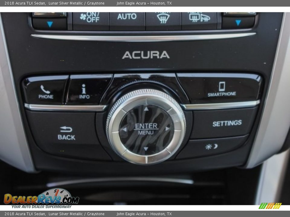 2018 Acura TLX Sedan Lunar Silver Metallic / Graystone Photo #29