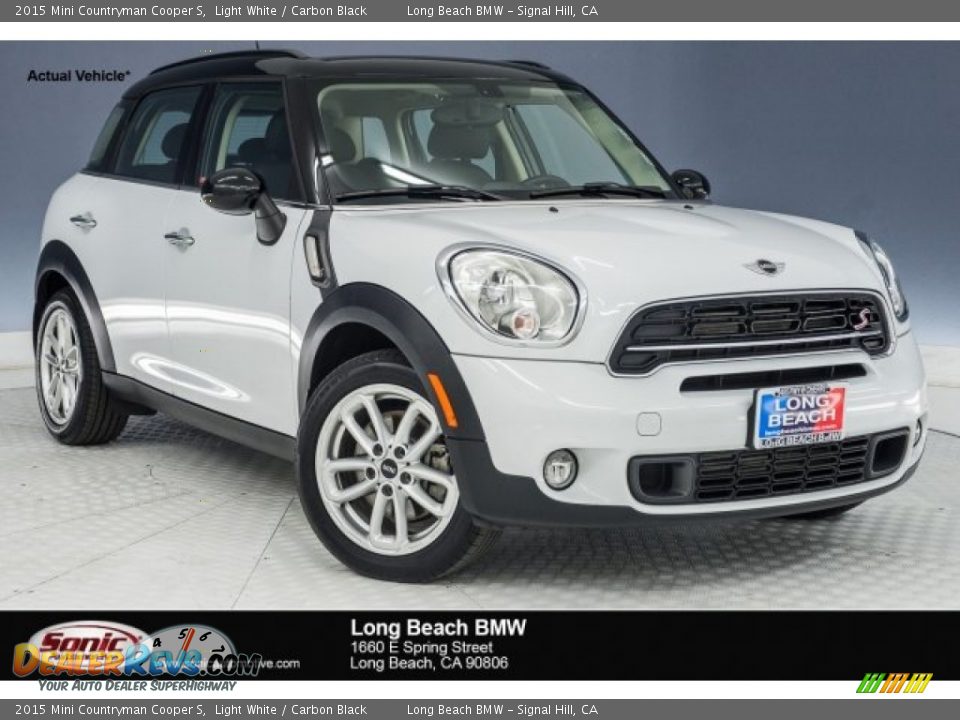 2015 Mini Countryman Cooper S Light White / Carbon Black Photo #1