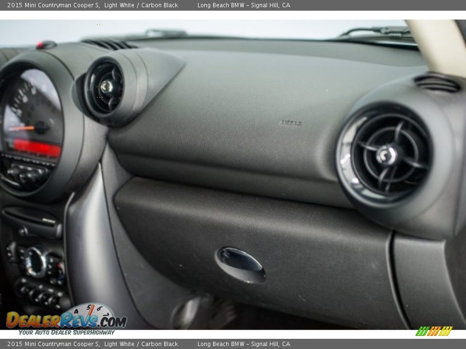 2015 Mini Countryman Cooper S Light White / Carbon Black Photo #22